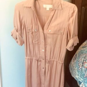 Michael Kors button up dress with pockets